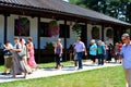 Visiting the monastery Sinca Veche, Fagaras.