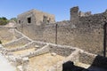 Visiting the old Pompeii city Royalty Free Stock Photo