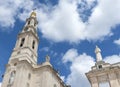 Fragmental frontal view on Our Lady of Fatima sanctuary