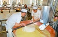 Visiting Parmesan factory in Parma