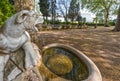 Sculpture in the park of Queluz national royal palace