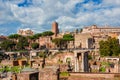 Visiting Roman and Imperial Forum in Rome