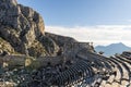 Visiting Ruins of Termessos town in Turkey Royalty Free Stock Photo