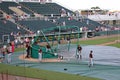 Visiting Team Batting Practice at Hammond Stadium Royalty Free Stock Photo