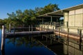 Visitor facilities at West Lake in Everglades National Park, Florida. Royalty Free Stock Photo