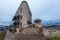 Visitor information building in the city center of Marble Falls, Texas