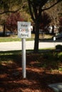 Visitor Parking Sign at Google office in Palo Alto Googleplex