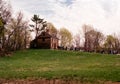 Visitors and actors gather around the historic Captain William Smith house 3