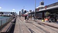 Visitors at Auckland Wynyard Quarter New Zealand