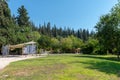 Visitors center area at Bet She`arim in Kiryat Tivon, Israel