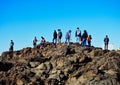 Volcanic Lava Rocks, Kiama, NSW, Australia Royalty Free Stock Photo