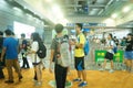 Visitors enter the exhibition hall, in Shenzhen animation festival activities