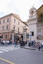 Tourists entering Vatican City