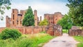 Visitors Entrance to Kenilworth Castle, Warwickshire. Royalty Free Stock Photo