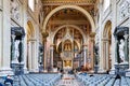 Exploration of the archbasilica cathedral in rome, italy Royalty Free Stock Photo