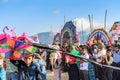 Visitors at Giant kite festival, All Saints' Day, Guatemala Royalty Free Stock Photo