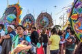 Visitors at Giant kite festival, All Saints' Day, Guatemala Royalty Free Stock Photo