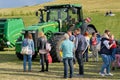 Visitors of the harvest festival in Magdeburg