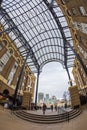 Visitors in Hays Galleria, London