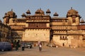 Visitors just want good weather to visit this beautiful orchha fort near jhansi in uttar pradesh in India