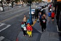 VISITORS ON MASON STREET IN SAN FRANCISCO,CA,USA