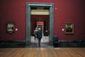 Visitors at the National portrait Gallery , London