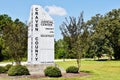 North carolina usa craven county judicial center sign Royalty Free Stock Photo