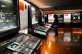 Visitors while in one of the showrooms in the Museum of Bank Indonesia