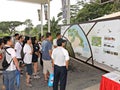 Visitors at Sungei Buloh visitor centre Royalty Free Stock Photo