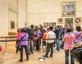 Visitors take photo around The Leonardo DaVinci's