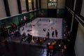 Visitors in the Tate Modern Gallery