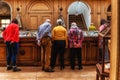 Visitors at the Teylers Museum, open to the public since 1784