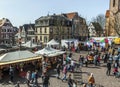 Visitors at the 24th Barbarossamarkt festival in Gelnhausen