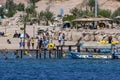 Visitors to Aqaba cool of in the waters of the Gulf of Aqaba