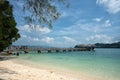 Jetty at Pulau Beras Basah, Langkawi, Malaysia.