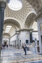 Visitors at the Vatican Museums in Rome Italy Royalty Free Stock Photo