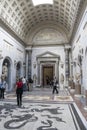 Visitors at the Vatican Museums in Rome Italy Royalty Free Stock Photo