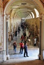 Visitors at the Vatican Museums in Rome Italy Royalty Free Stock Photo