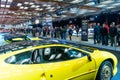 Visitors view the presented cars at Canadian International Auto Show