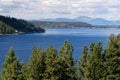 Lake Coeur d`Alene, Idaho Royalty Free Stock Photo