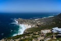 Vista below Cape Point Royalty Free Stock Photo