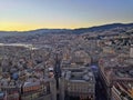 Genoa landscape from Terrazza Colombo Royalty Free Stock Photo