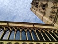 Vista de torre y corredor de Templo Expiatorio en guadalajara jalisco