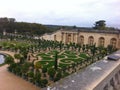 Vista del jardin de versalles