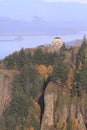 Vista house and Columbia Gorge OR. Royalty Free Stock Photo