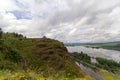 Vista House on Crown Point at Columbia River Gorge in Oregon