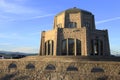 Vista House at sunset. Royalty Free Stock Photo