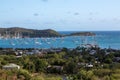 Vista over Falmouth Harbour