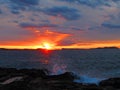 Atardecer nublado en Sant Antoni de Portmany