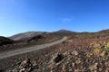 Vista panoramica dell`Etna in cima al cratere - Sicilia